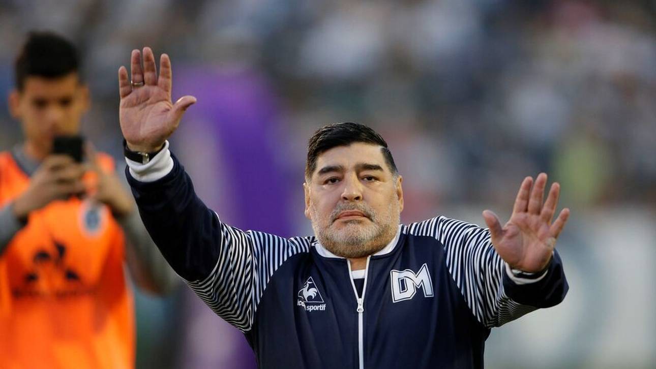 Diego Maradona ist heute Trainer des Klubs Gimnasia y Esgrima