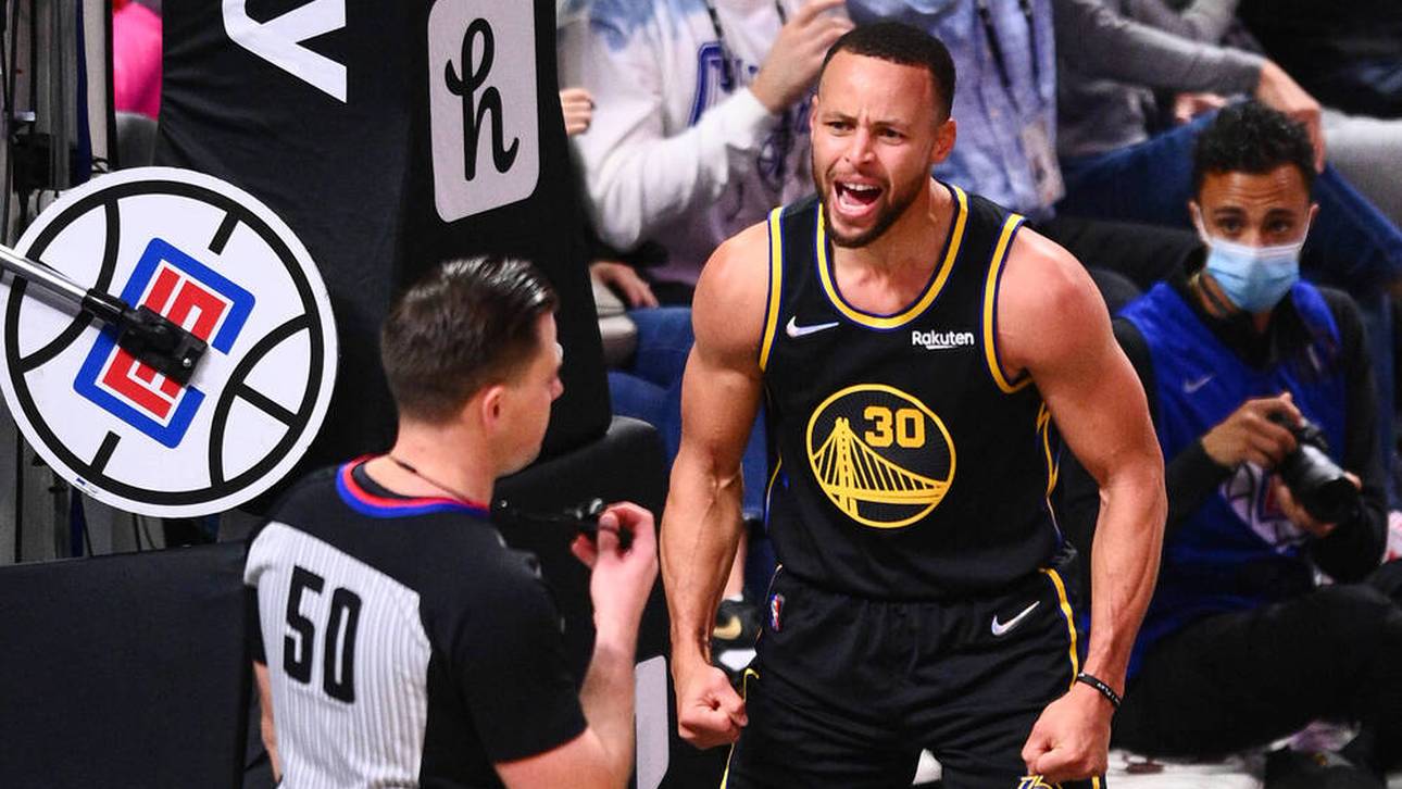 Curry verhöhnt Schiris bei Rekordshow