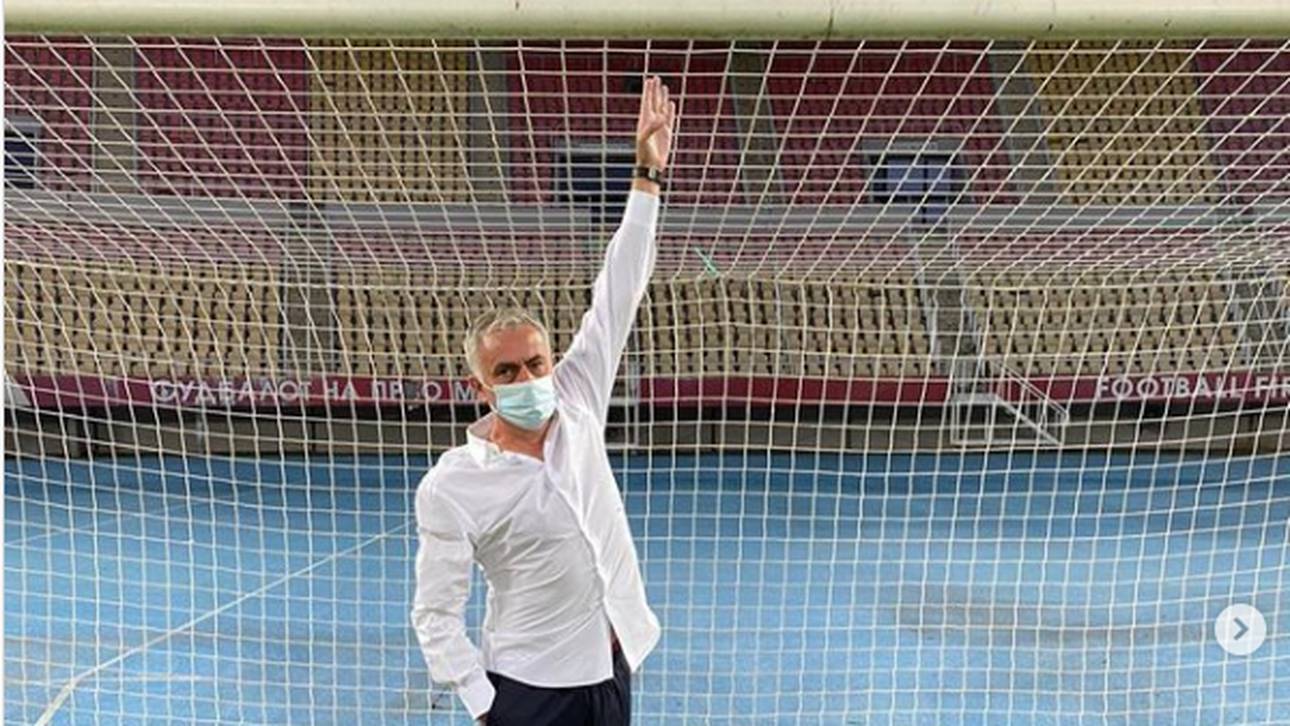 Tor zu klein! Mourinho scherzt