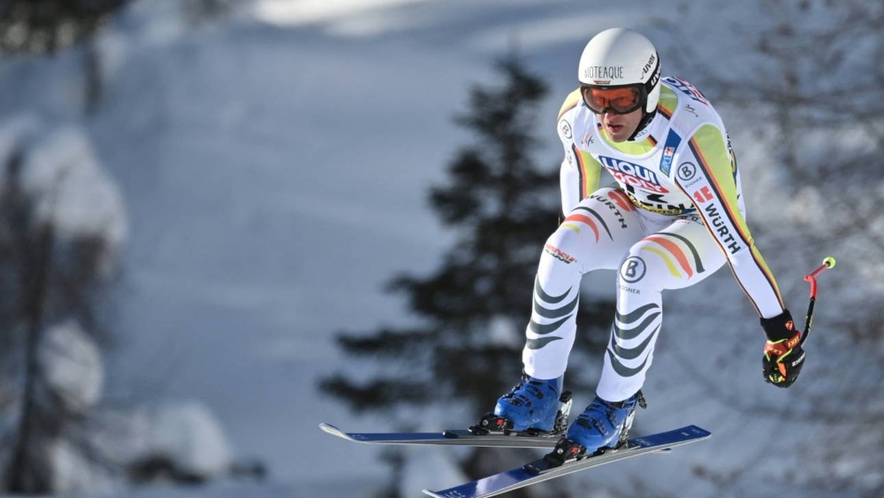 DSV-Abfahrer fahren hinterher