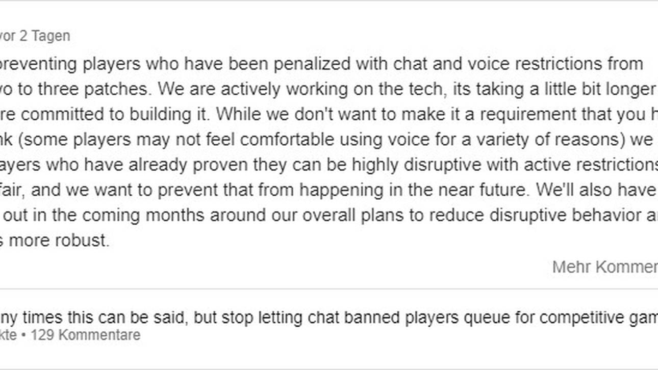 Die Stimme der Community wird bei Riot Games gehört