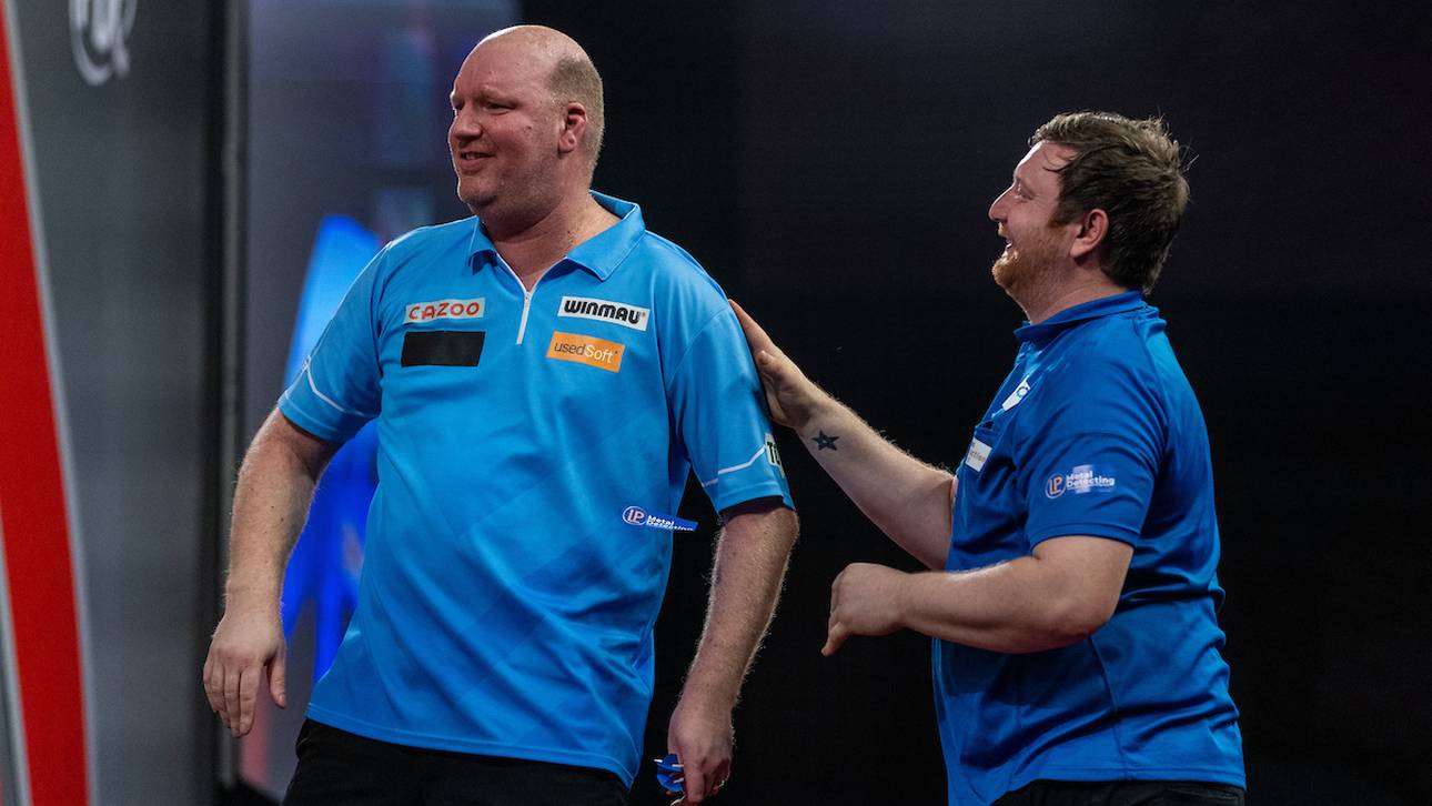 Darts-Star versteckt sich auf Klo