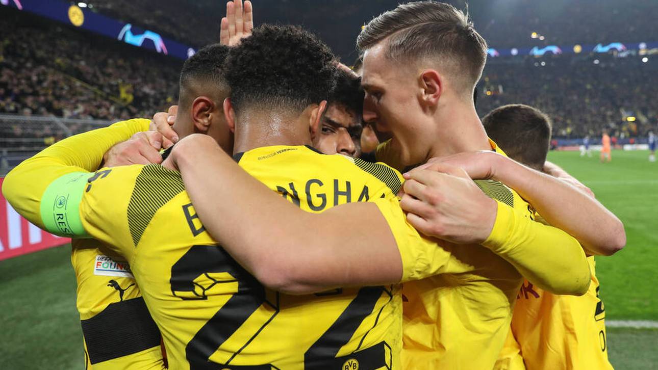 BVB in Sondertrikots gegen Hertha