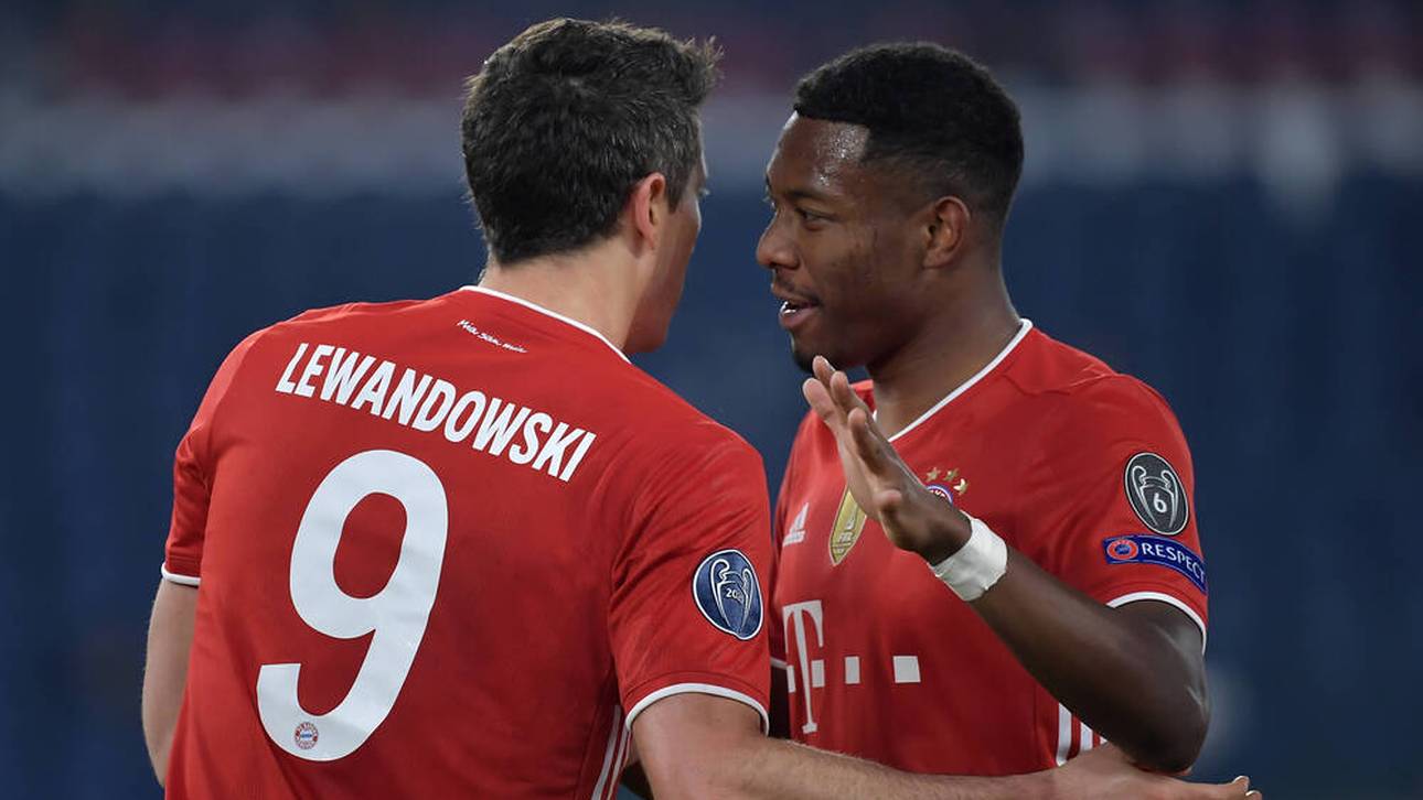 Robert Lewandowski und David Alaba gewannen 2020 zusammen das Triple.