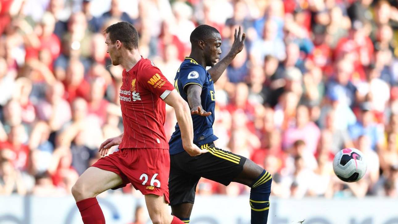 Pépé dribbelt Virgil van Dijk aus