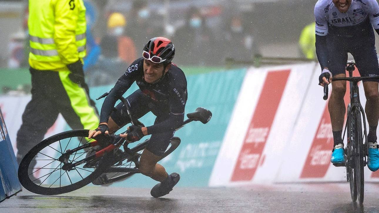 Tour-Champion stürzt auf Zielgerade