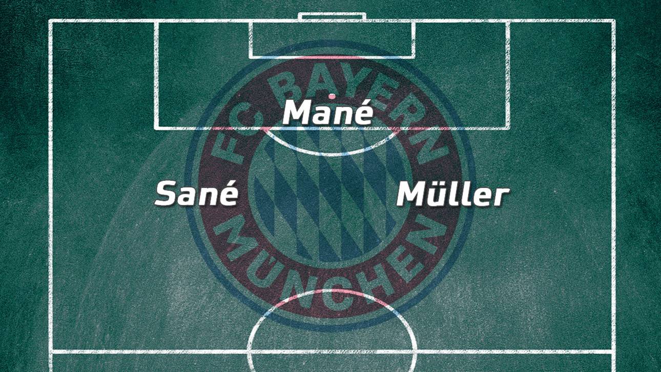 Bayern in einer Dreierkette ohne Lewandowski
