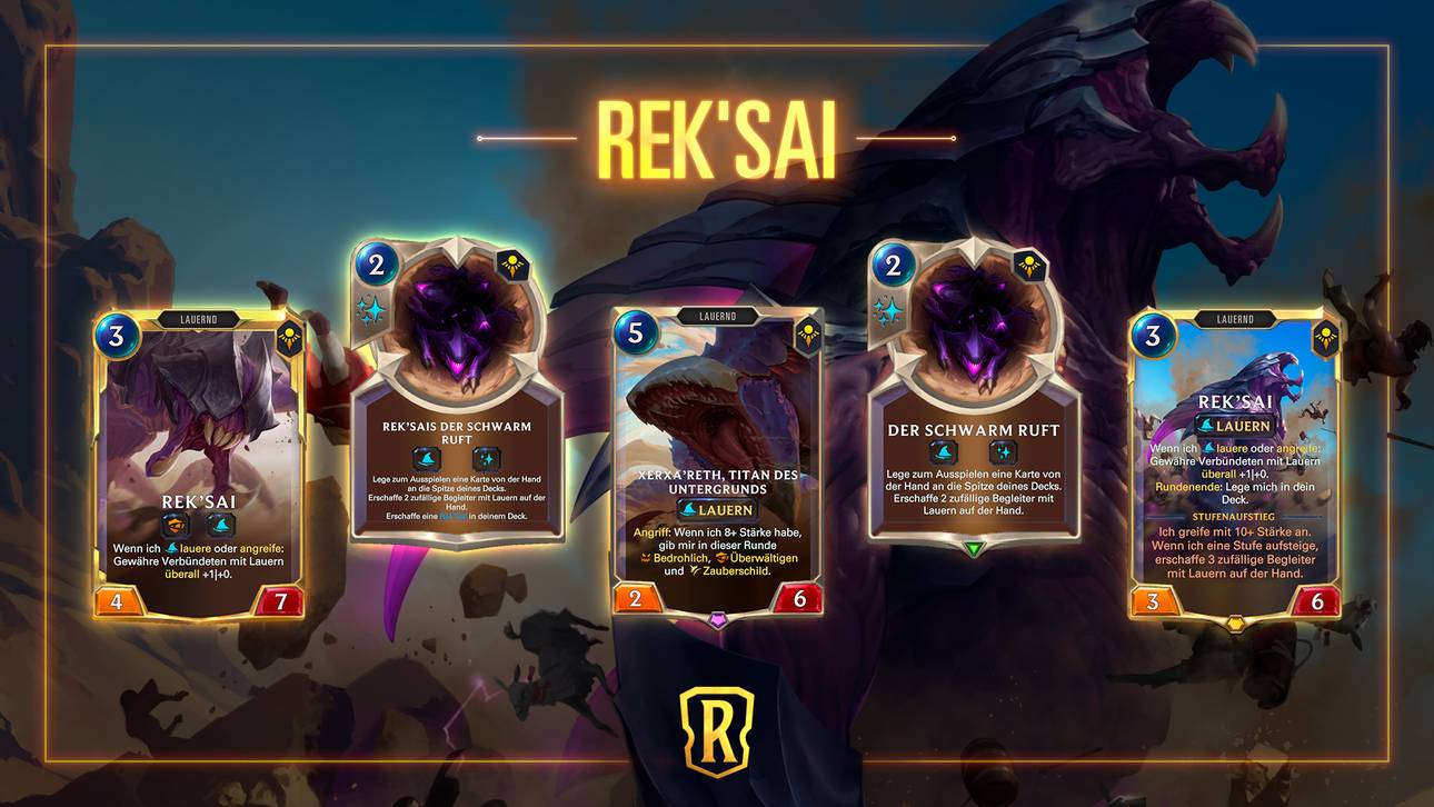 LoR: Rek’Sai neuster Shurima-Champ