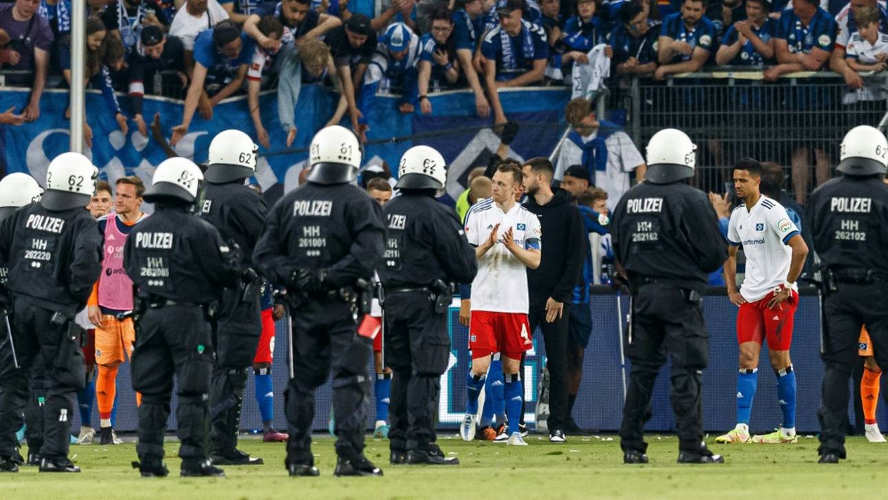 Pyros in der Relegation: HSV muss 64.200 Euro bezahlen