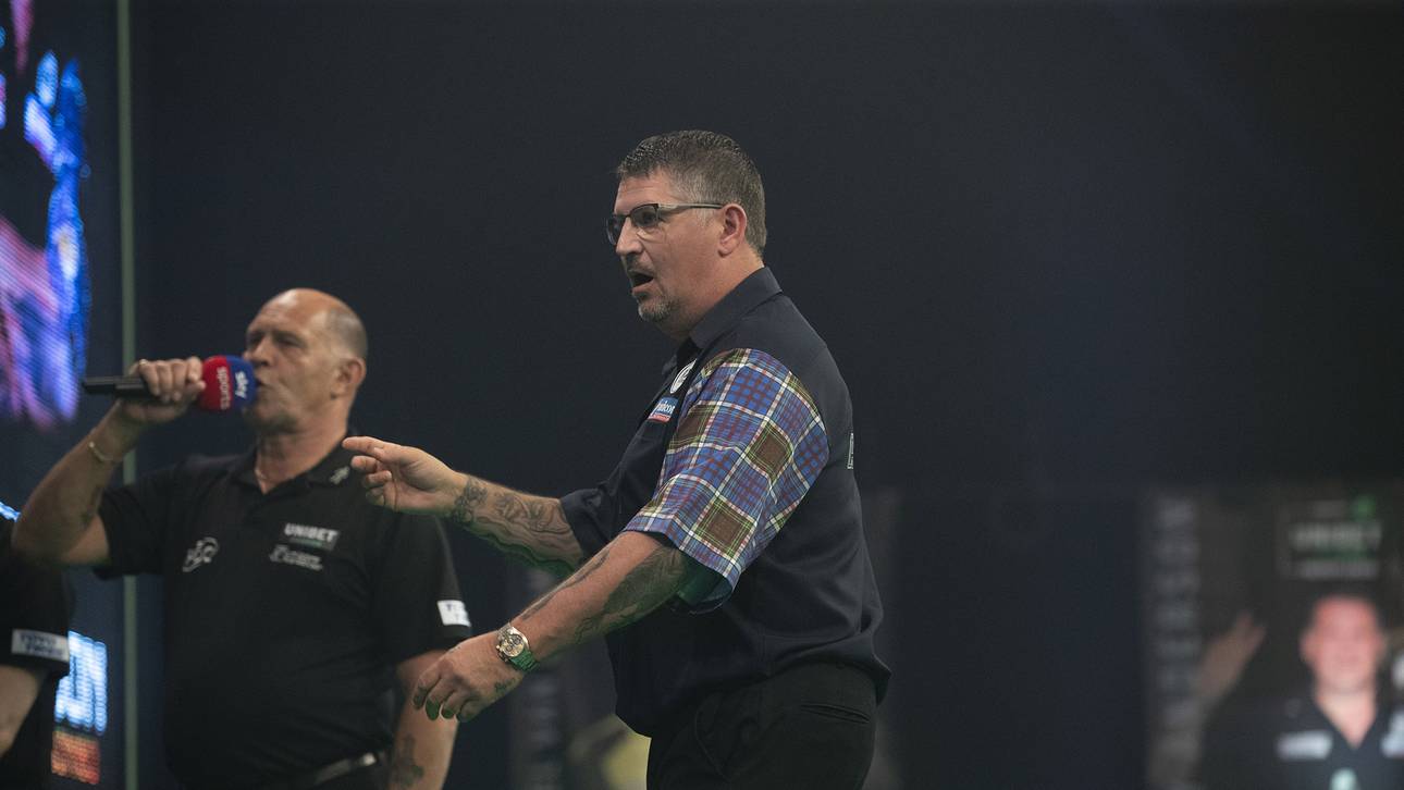 Langsamer Abstieg einer Darts-Ikone