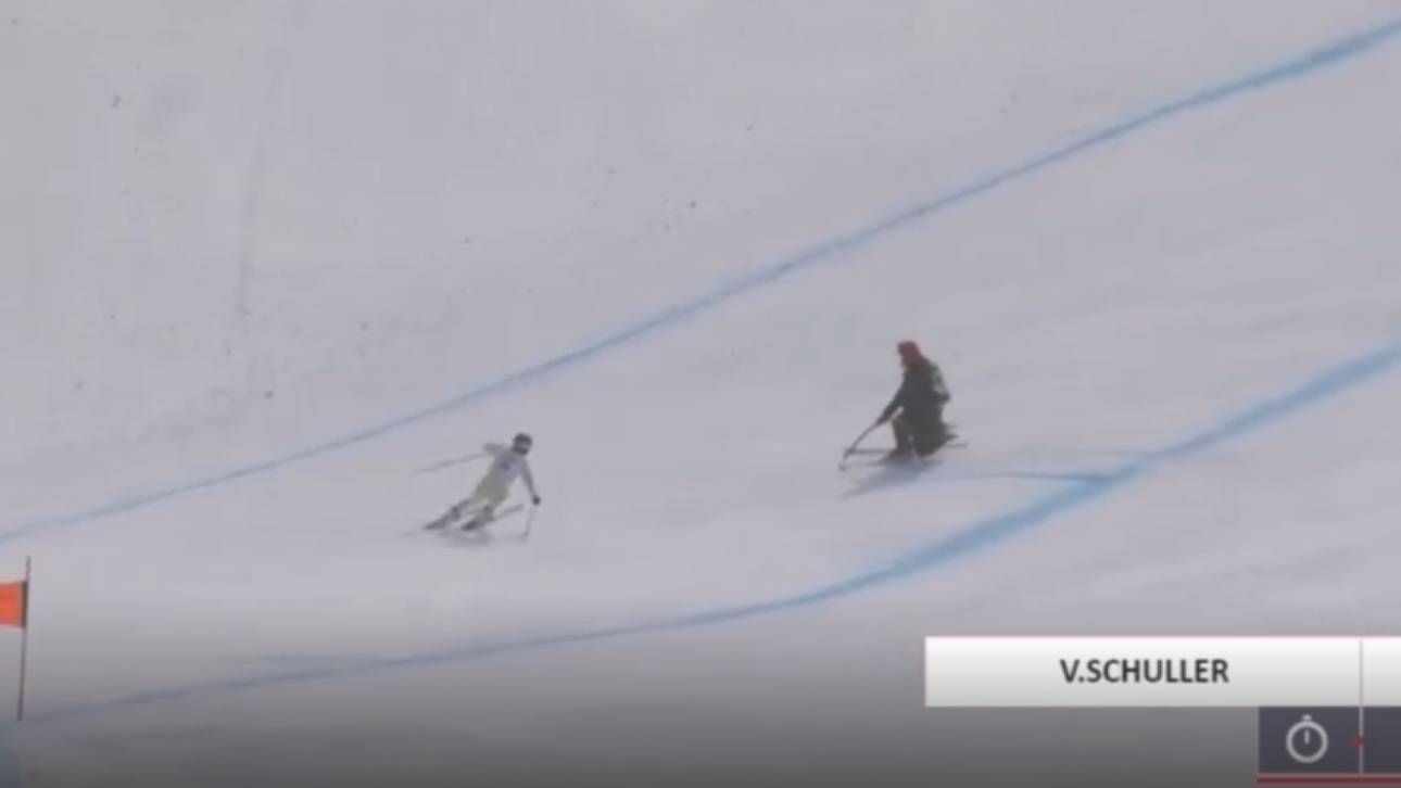 Skifahrer entgeht Katastrophe knapp