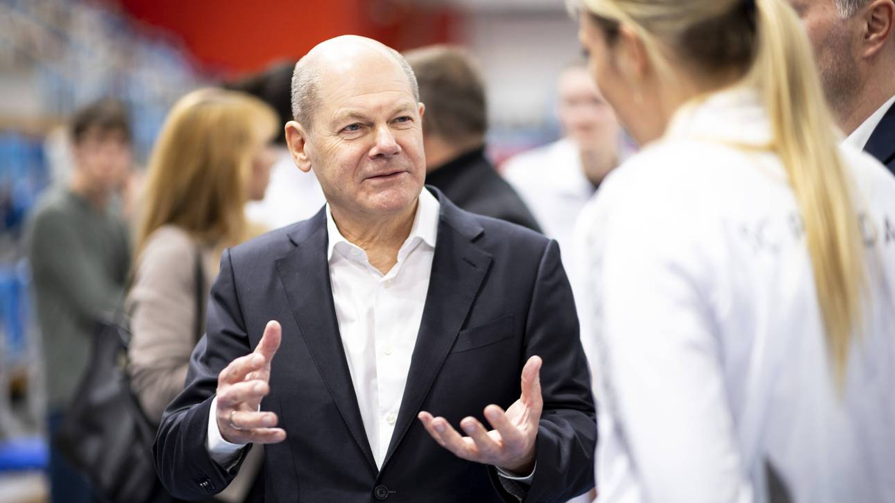 Bundeskanzler mit besonderem Besuch