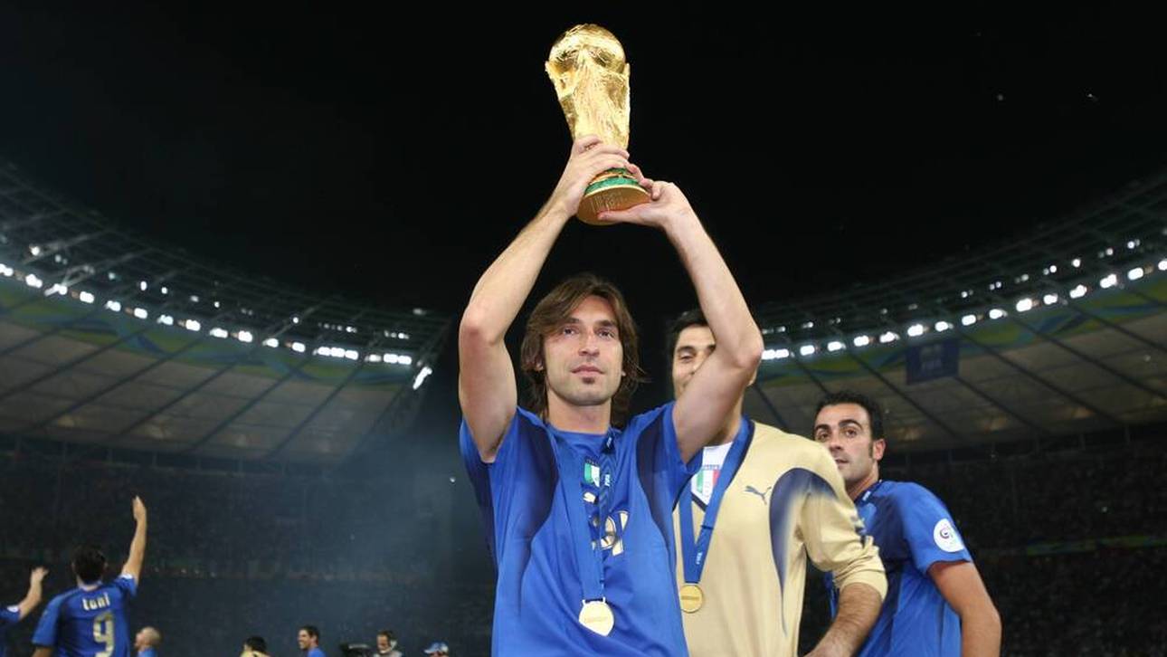 Andrea Pirlo wurde 2006 mit Italien in Berlin Weltmeister