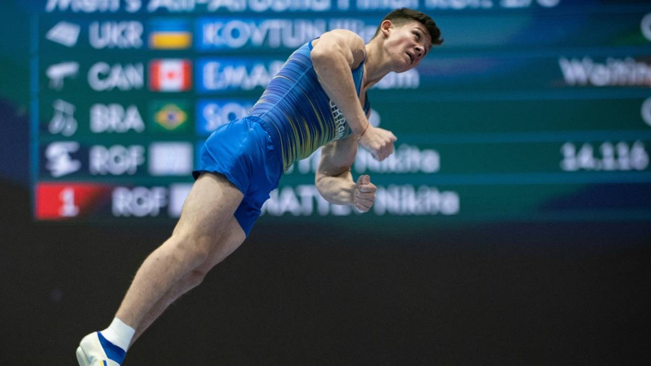 Ukrainische Turner setzen Wettkampf fort