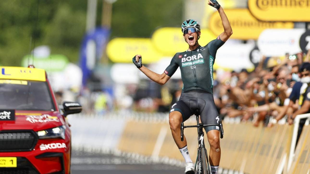 Politt holt ersten deutschen Etappensieg bei der Tour 2021