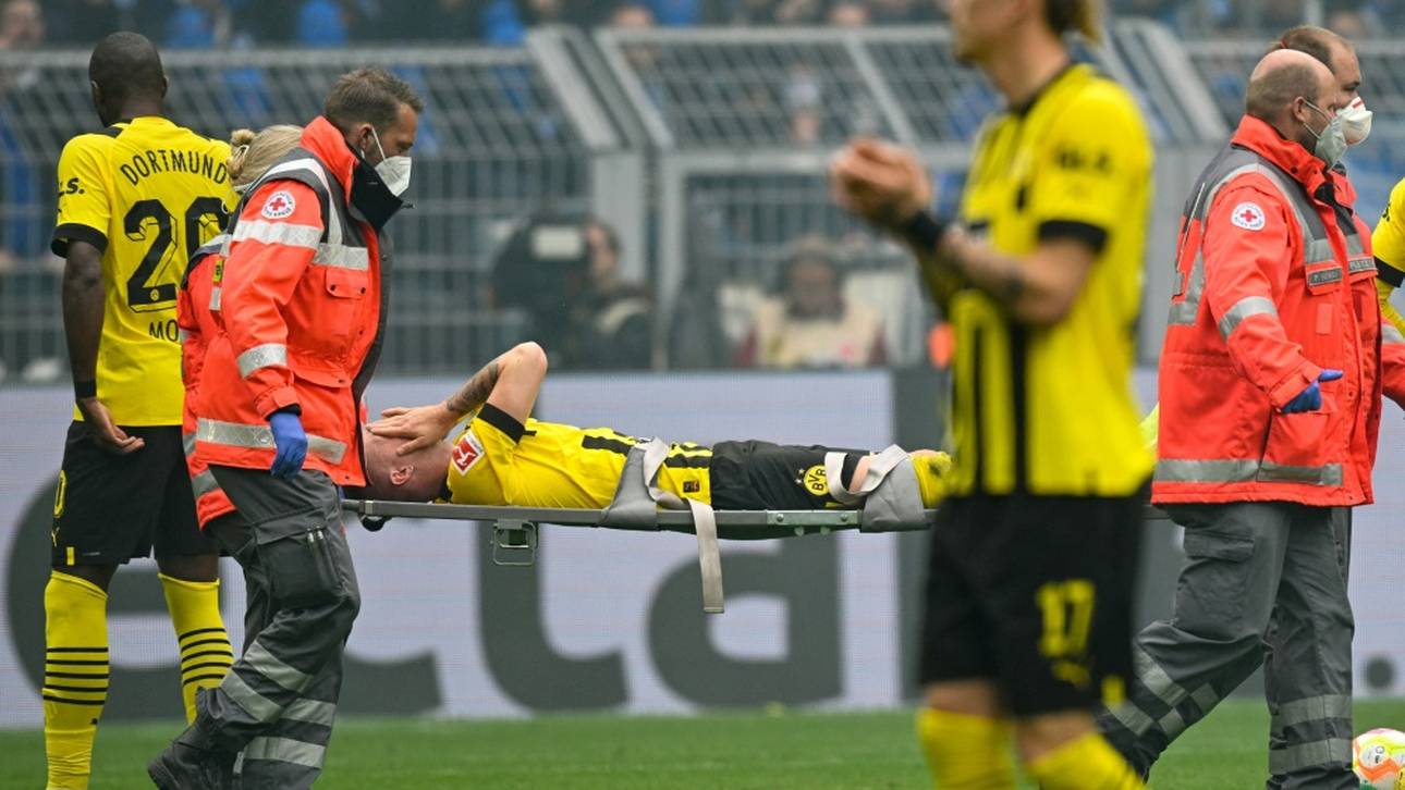 Revierderby: Reus scheidet früh mit Fußverletzung aus