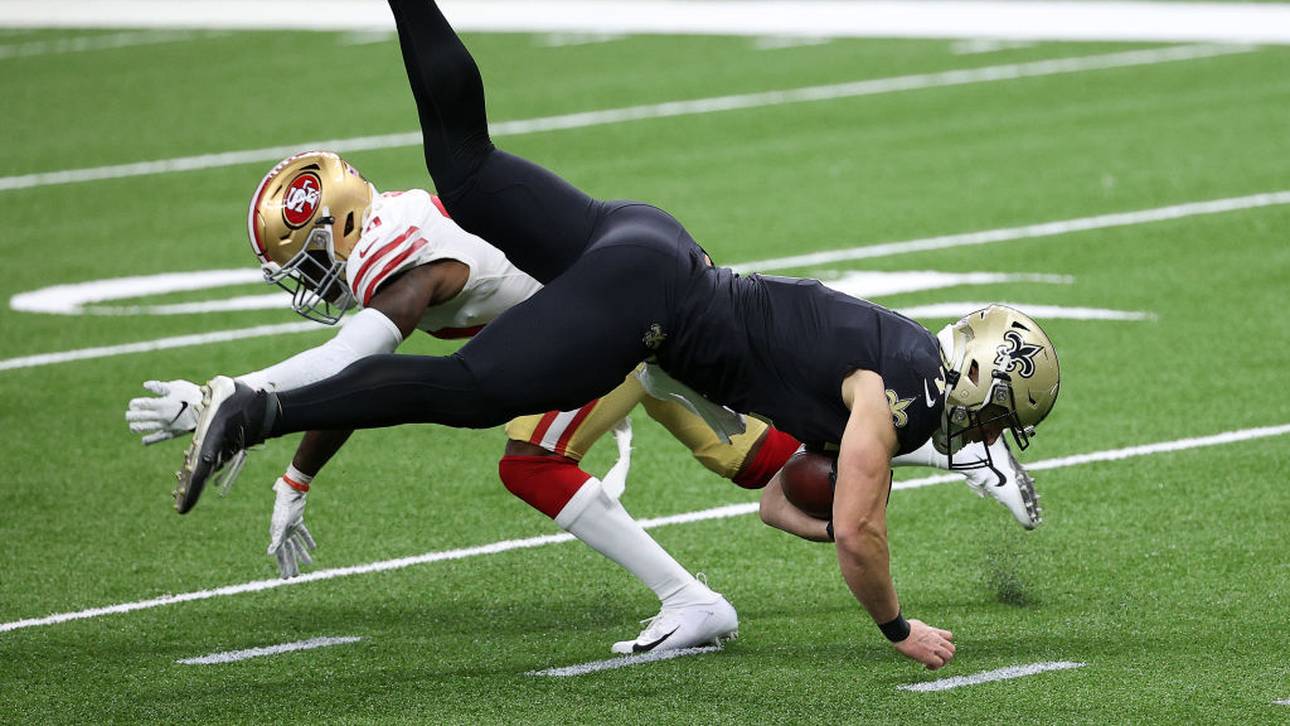 Taysom Hill (v.) ist bei den Saints auf verschiedenen Positionen tätig