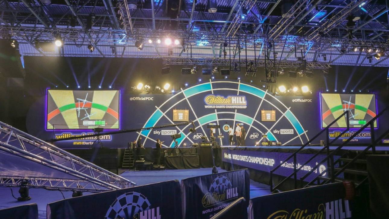 Coronafall bei Darts-WM
