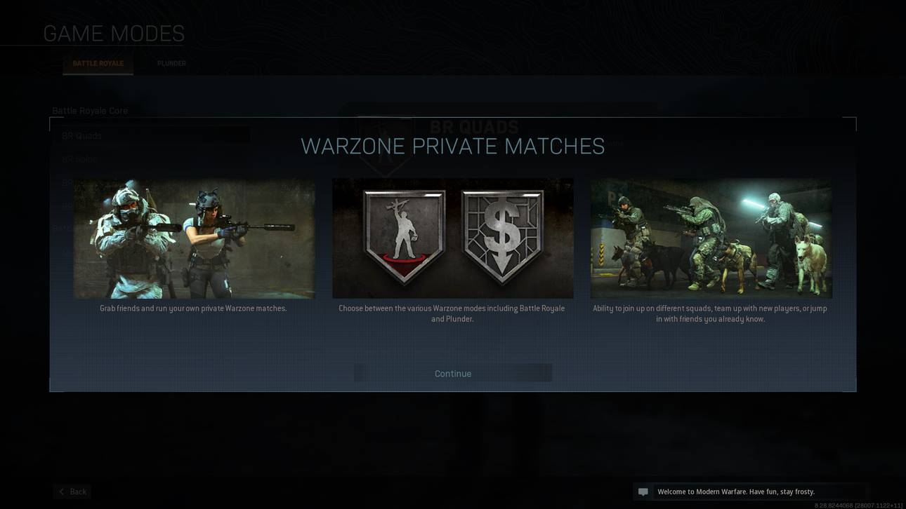 Warzone: Private Matches sind da!