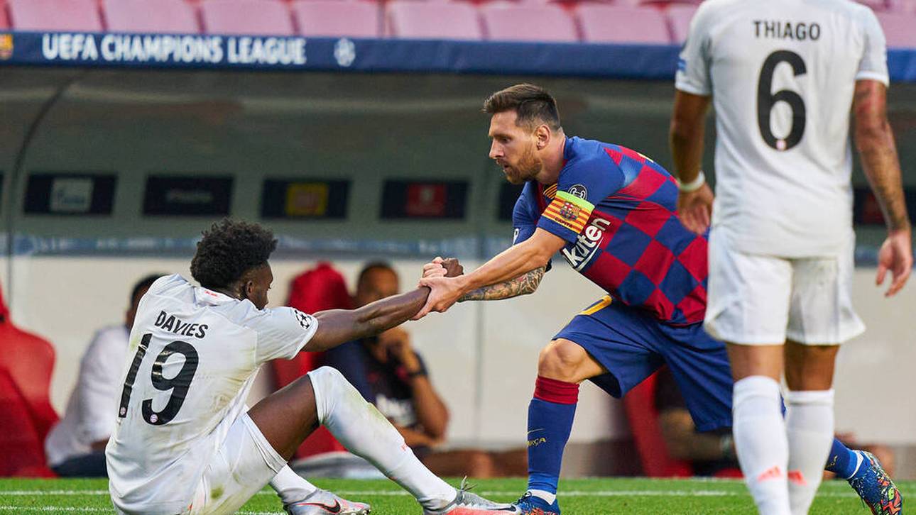 Davies rahmt sich Messi-Szene ein