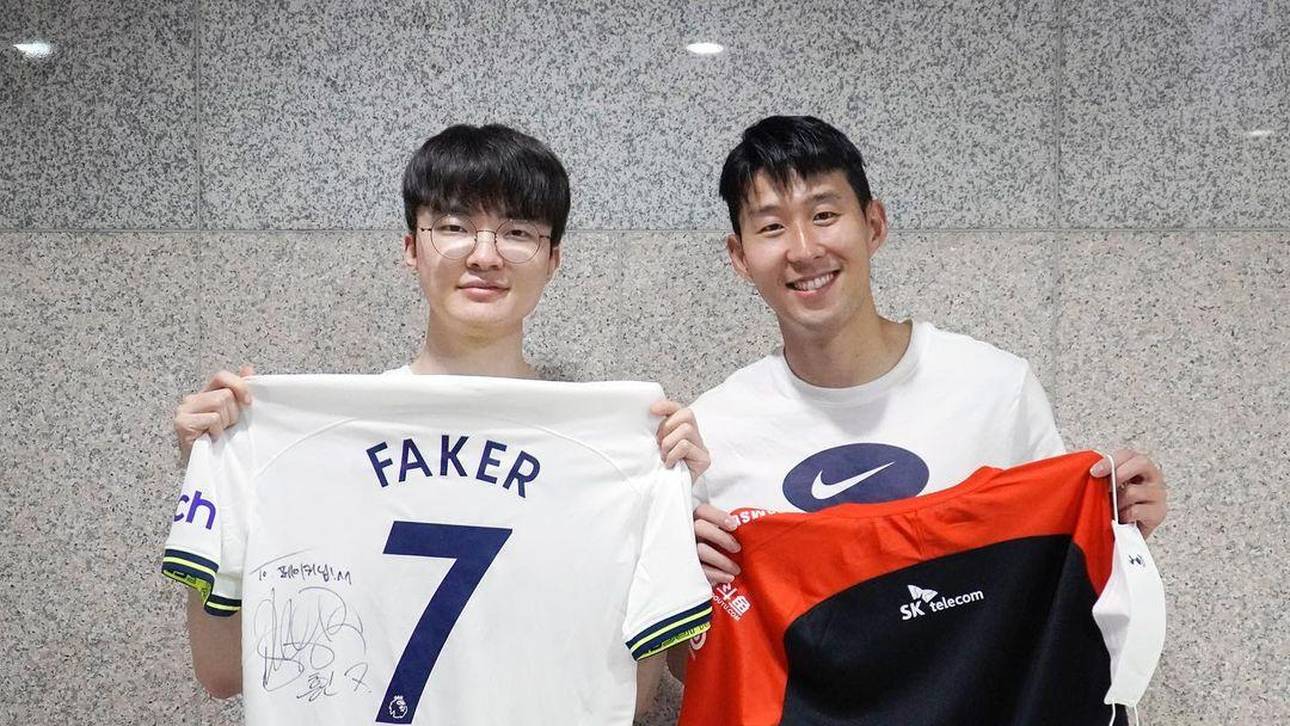 Starpower in Seoul: Faker trifft Son