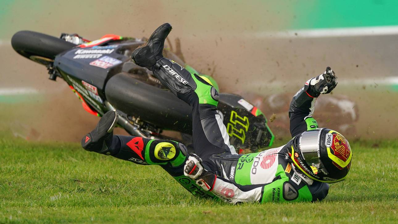 Cortese sehr schwer gestürzt