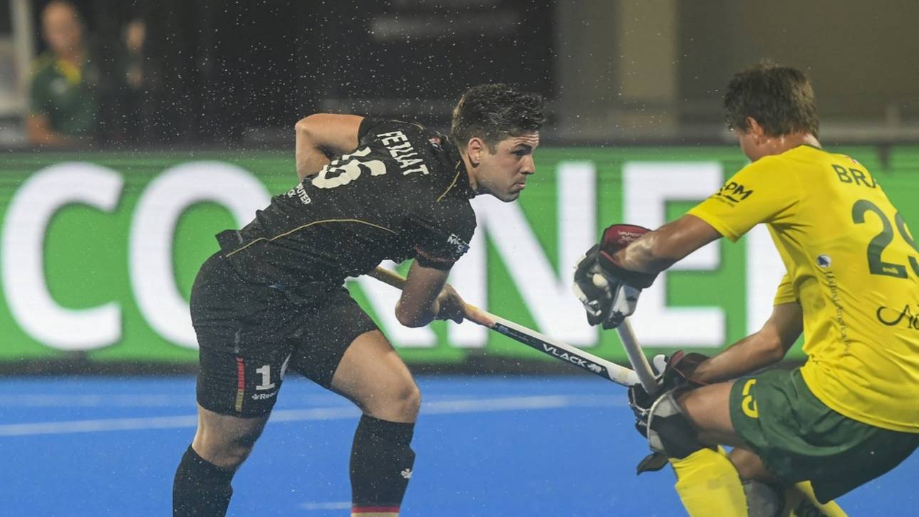 Hockey-Weltmeister Deutschland gewinnt gegen Australien