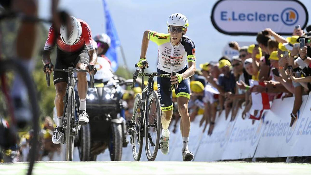 Südafrikaner rennt bei Tour ins Ziel