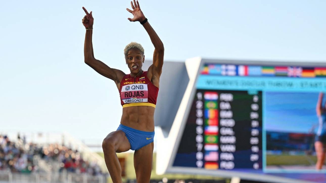 Rojas dominiert den Dreisprung