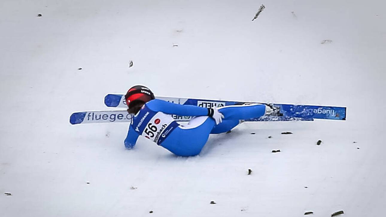 Horror-Sturz schockt Skispringerinnen
