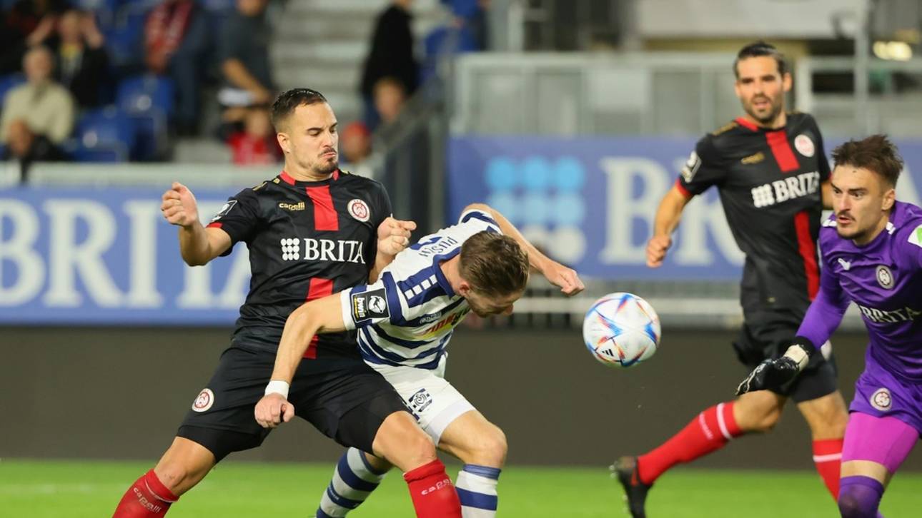 In Unterzahl: Wiesbaden patzt gegen Aue