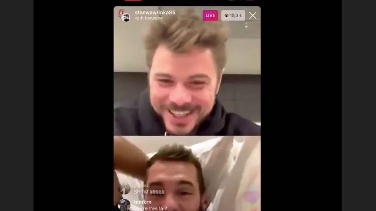 Sex-Talk bei Wawrinka und Paire