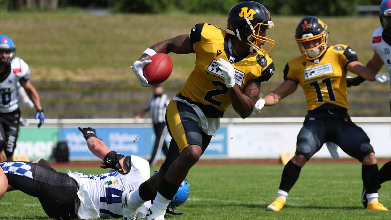 Wide Receiver Michiah Quick spielt bei den Munich Cowboys
