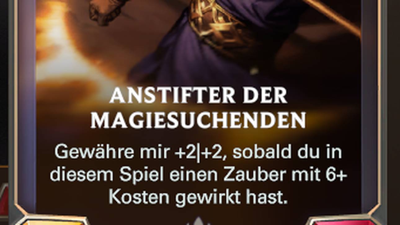 Der Anstifter der Magiesuchenden wurde komplett überarbeitet.