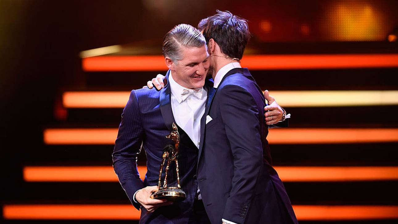 Bastian Schweinsteiger und Felix Neureuther bei der Bambi-Verleihung 2016