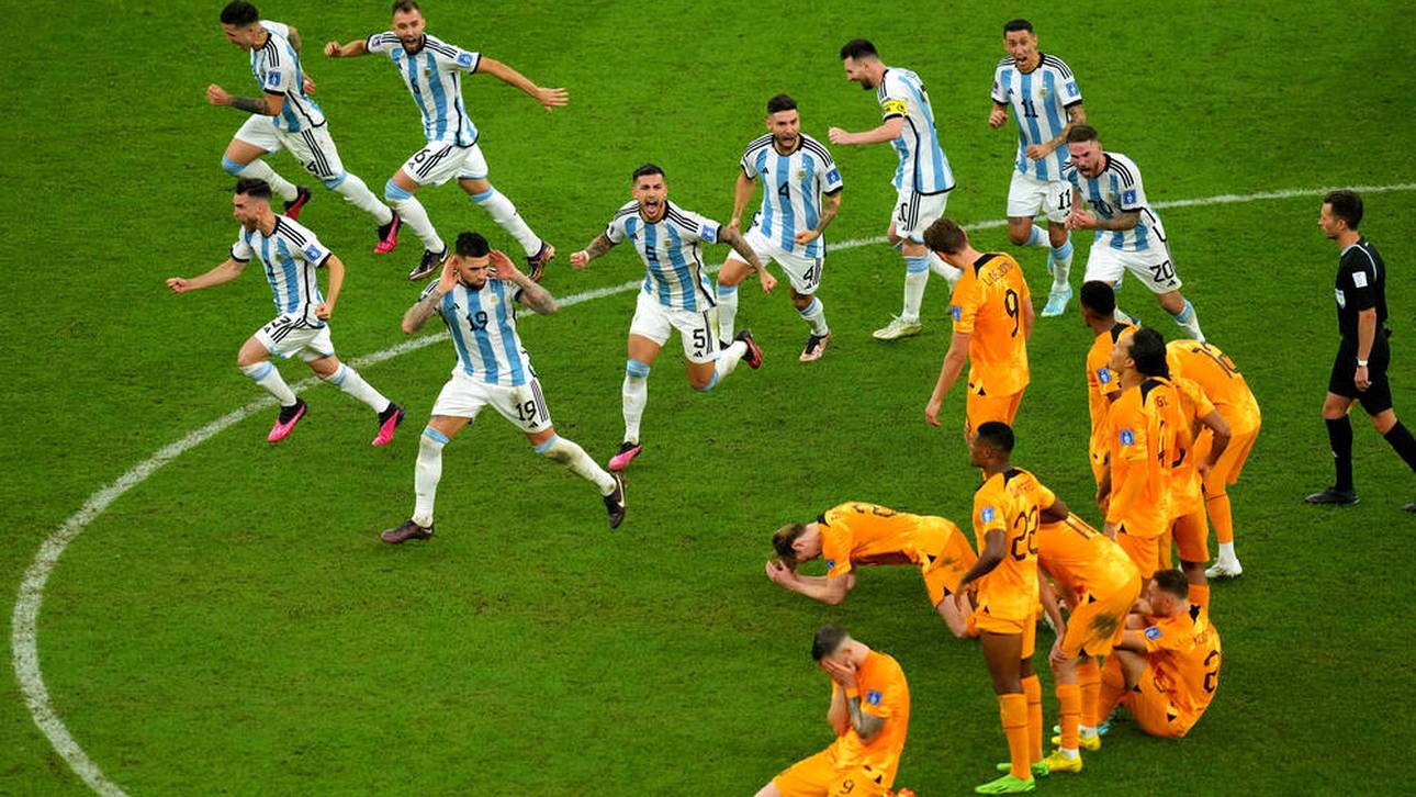 Die Argentinier ließen sich zu provozierenden Gesten hinreißen