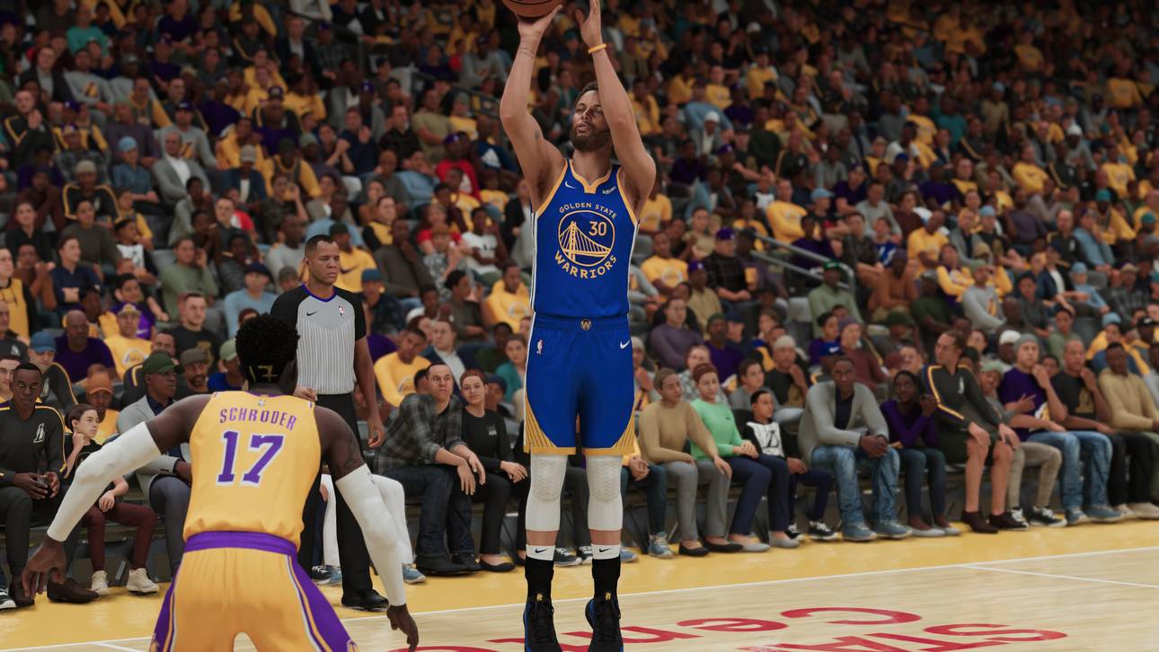 Curry lässt es regnen - und sieht verdammt gut dabei aus