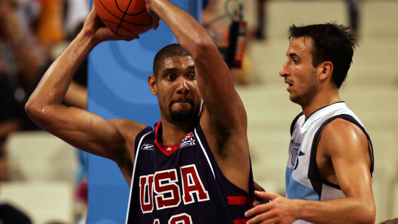 Manu Ginobili (r.) entnervte die großen Stars aus der NBA
