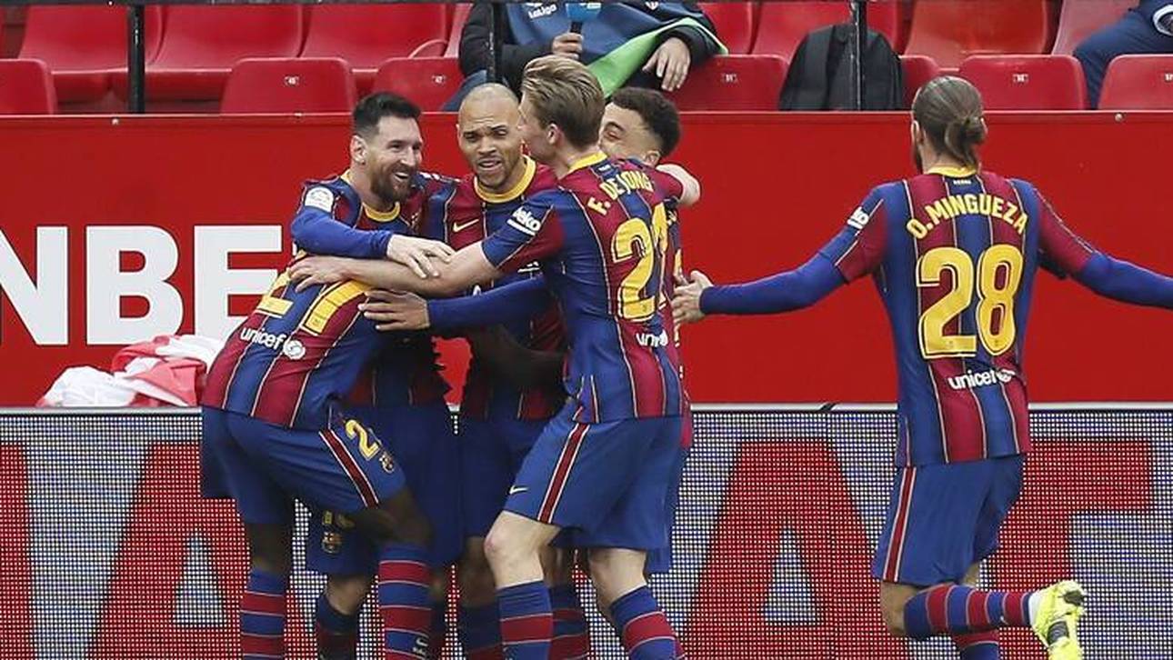 Barca-Sieg dank Dembélé und Messi