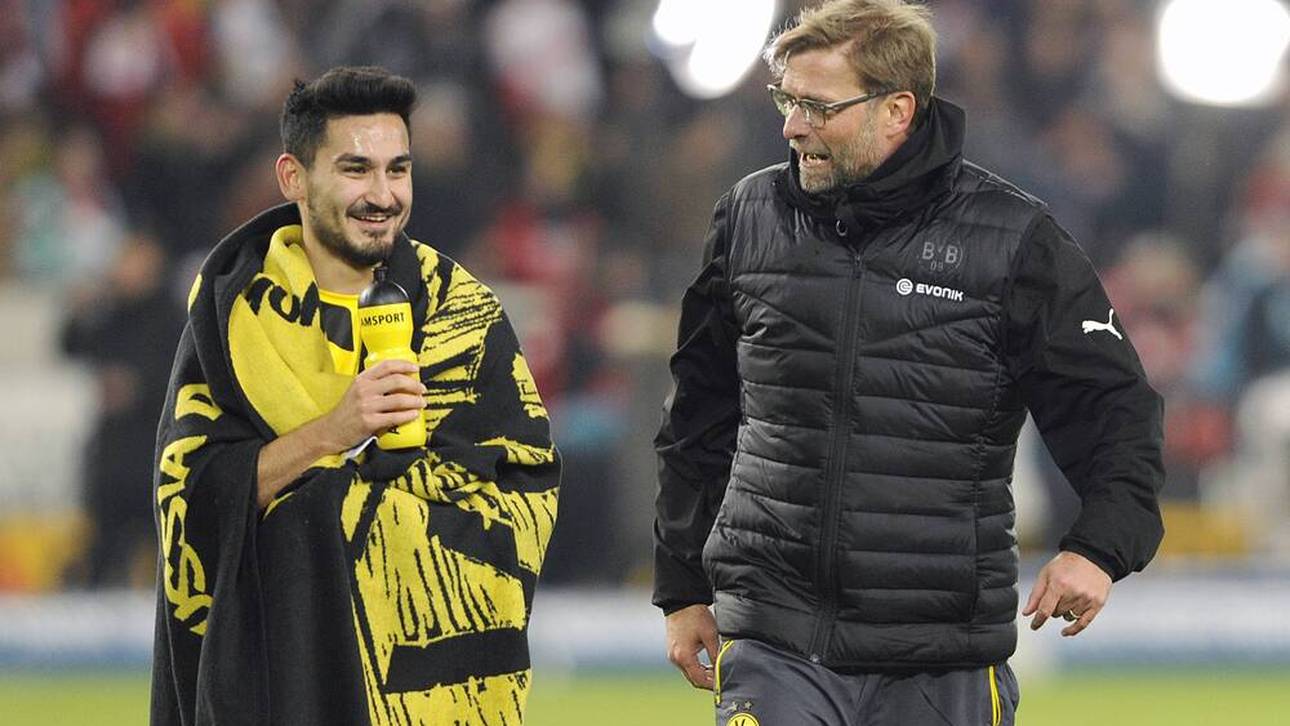 Ilkay Gündogan und Jürgen Klopp zu gemeinsamen Dortmunder Zeiten