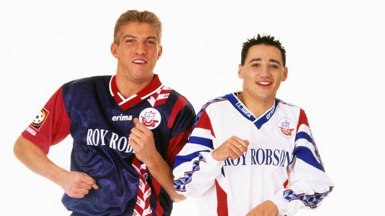 Marko Rehmer (l.) und Oliver Neuville (r.) spielten einst für Rostock