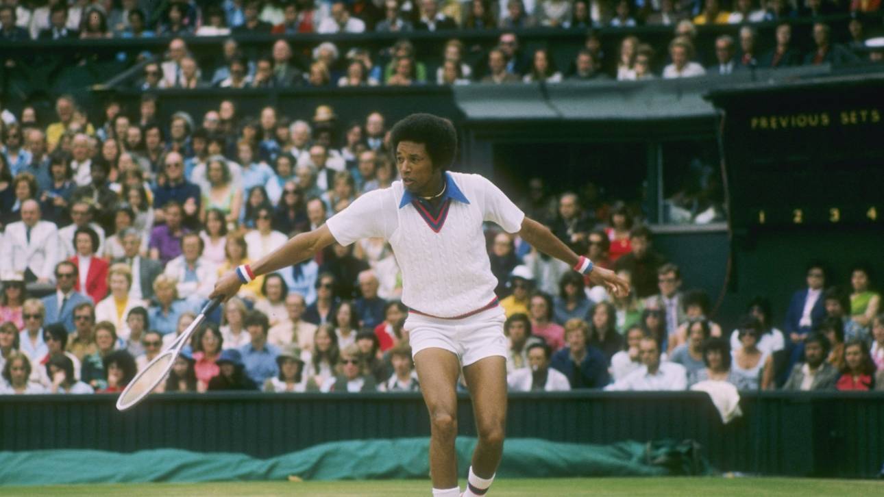 Vandalismus gegen Tennis-Statue