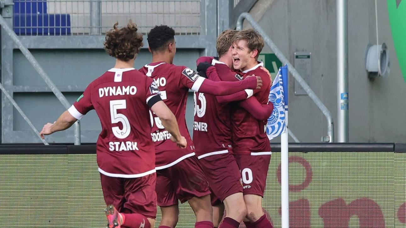 3. Liga: Dresden festigt Spitzenposition – Hattrick von Mölders für die Löwen