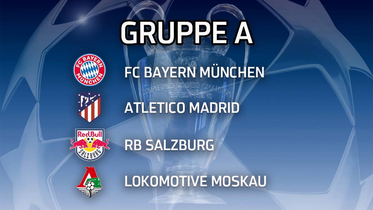 Die Bayern treffen unter anderem auf Atlético Madrid