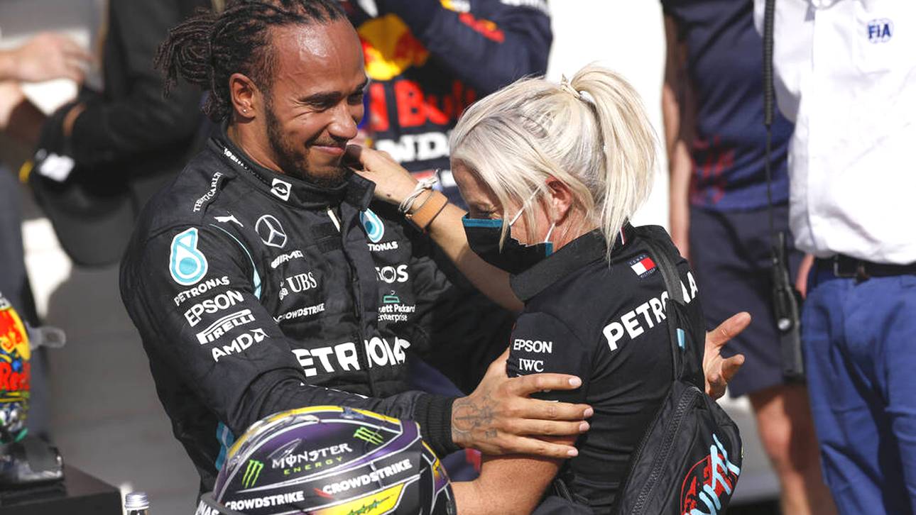 Dieser Frau dankt Hamilton nach der Gala