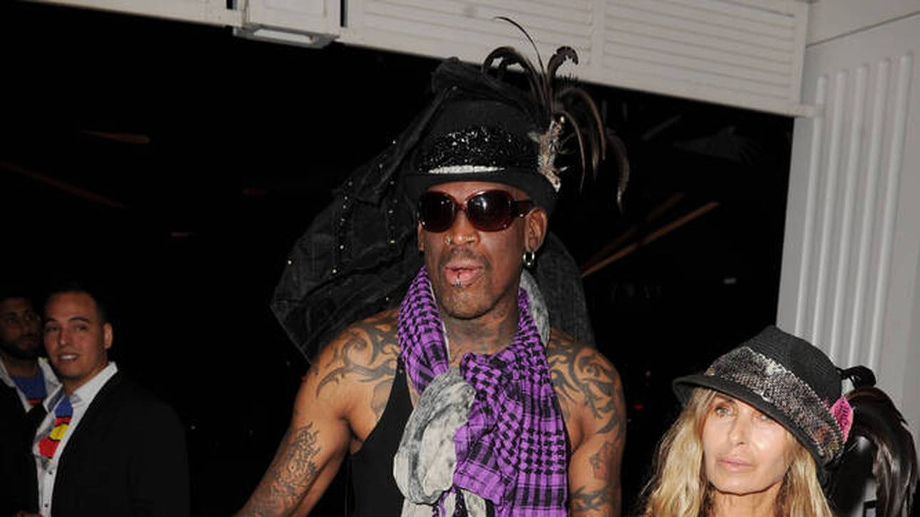 Dennis Rodman war zwischenzeitlich auch mit Ex-Baywatch-Sternchen Carmen Electra verheiratet
