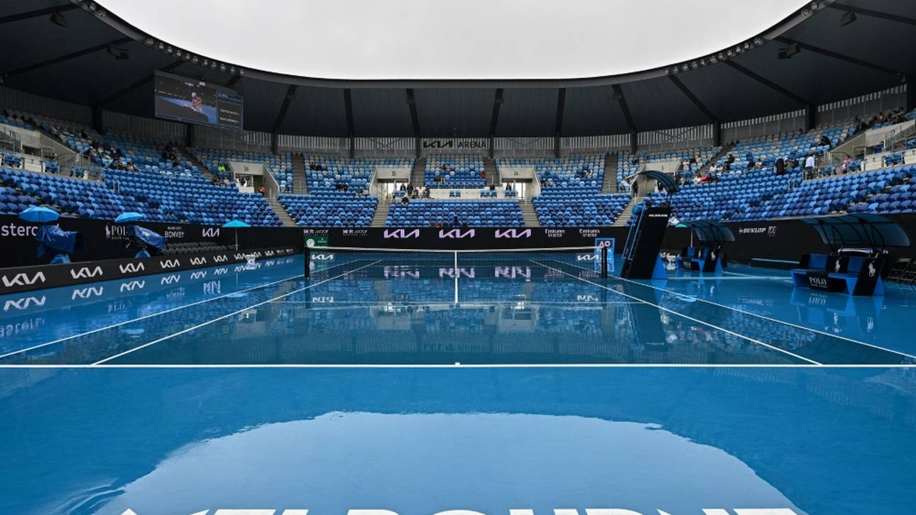 Regenfälle beeinflussen Spielplan der Australian Open