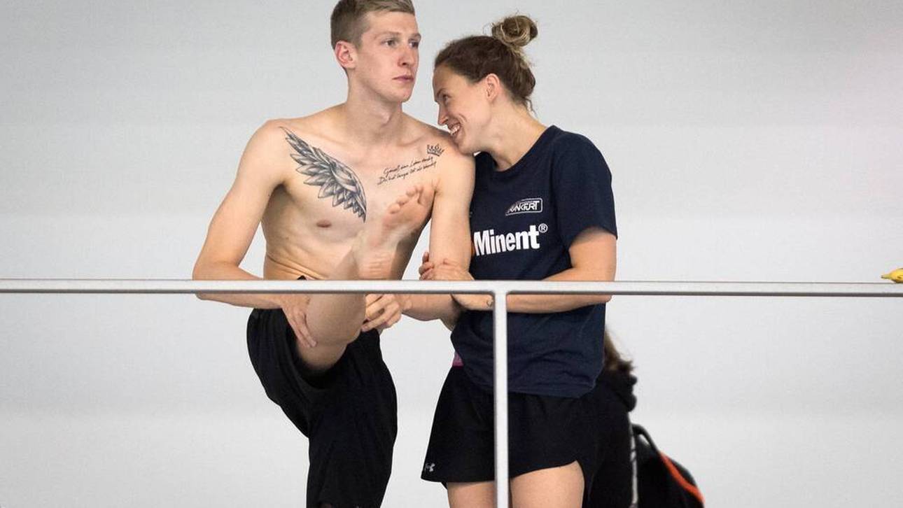 Traum-Schwimmpaar gibt sich Ja-Wort