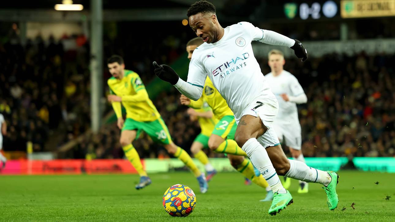 Sterling-Show bei Citys Kantersieg