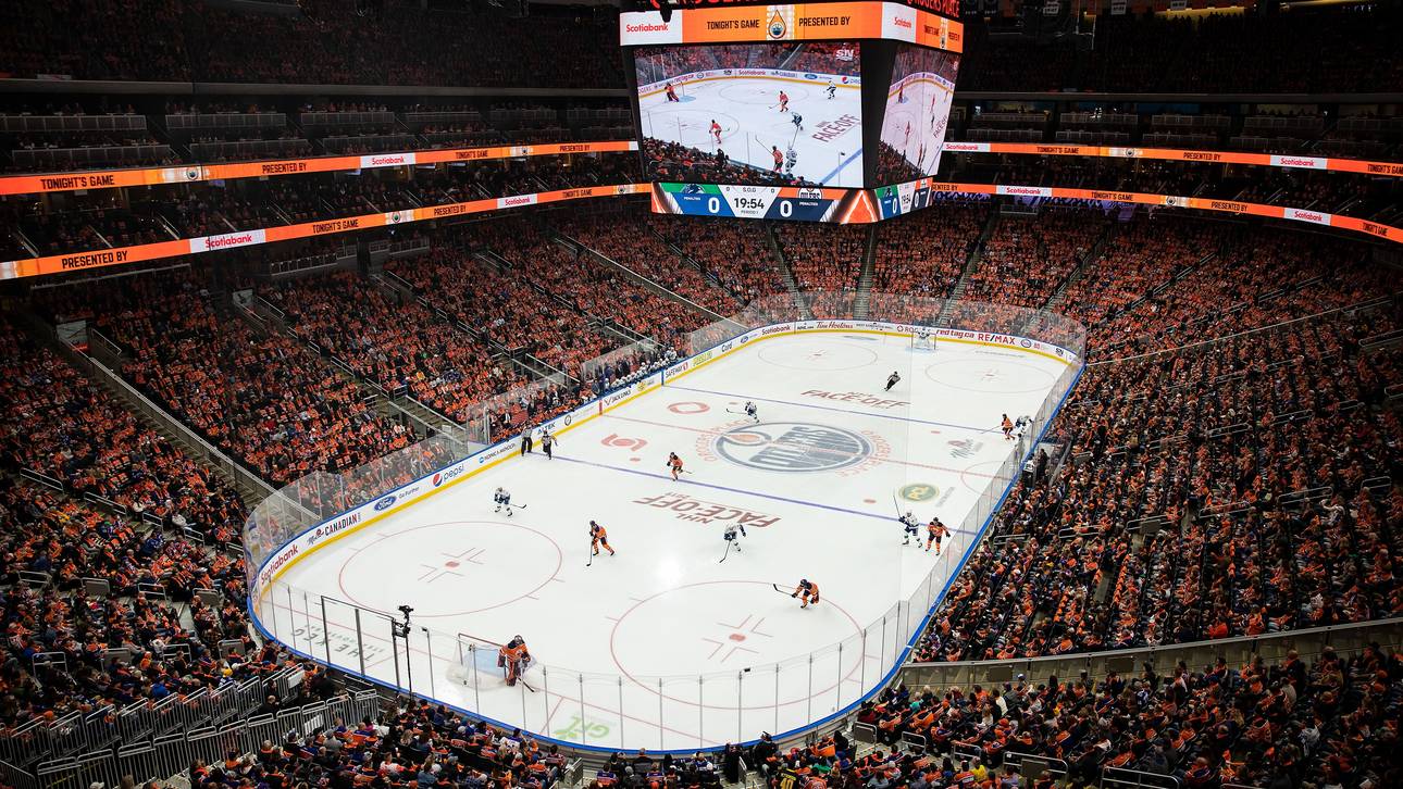 NHL: Sturm beschädigt Restart-Arena